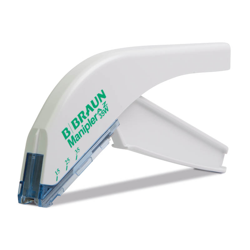 Engangs skindstapler, med 35 clips